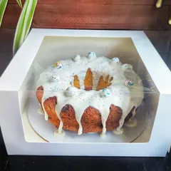 Кулич творожный бездрожжевой с сухофруктами / 950 гр