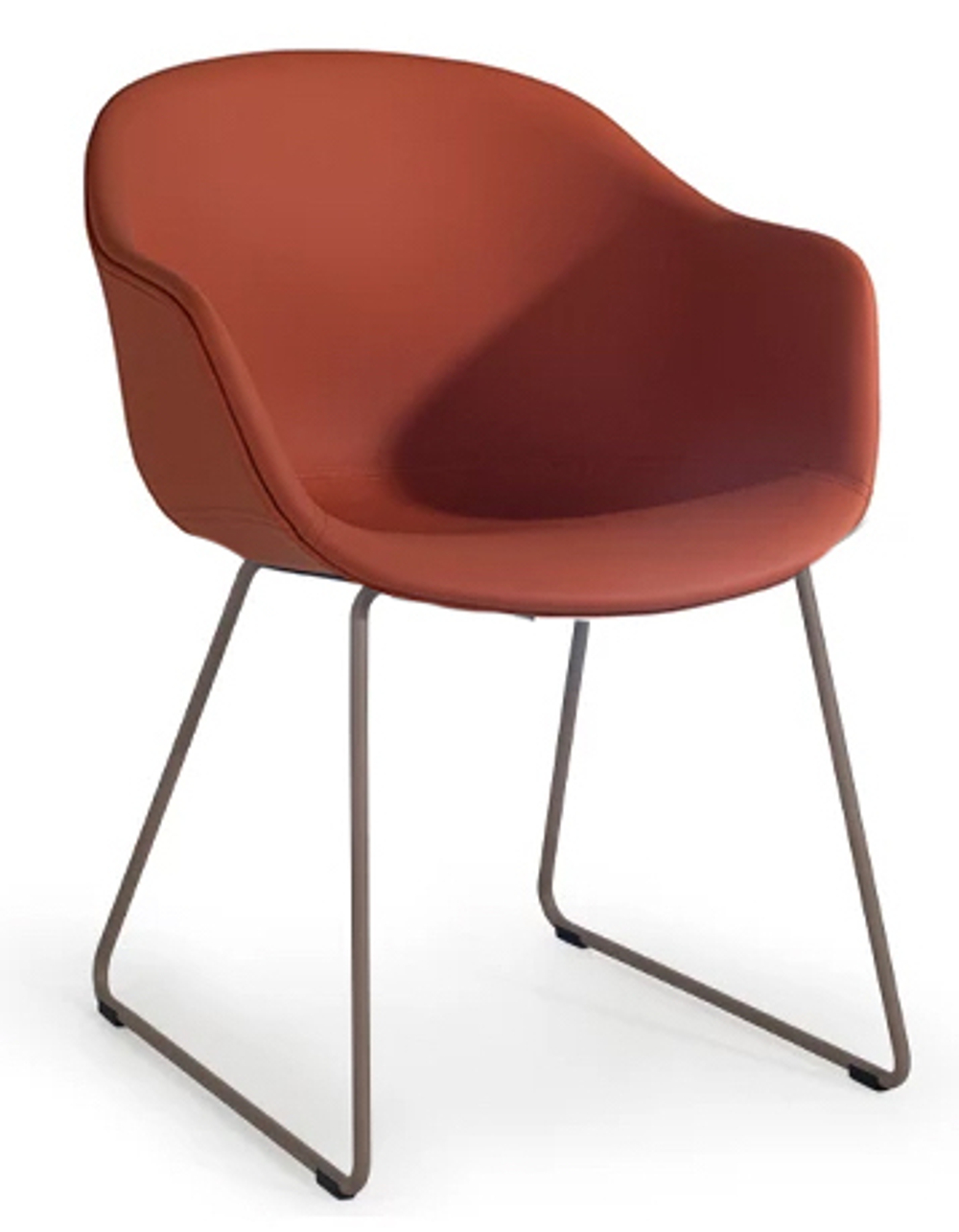 Кресло на полозьях c обивкой Papatya Globe-K Sled Soft