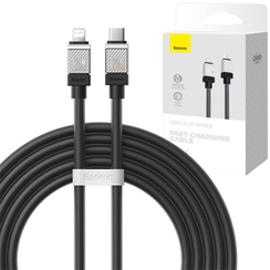 Кабель Baseus Coolplay Series Fast Charging Cable USB Type-C to Lightning 20W 2 м черный (CAKW000101)