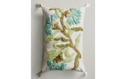 Zara Home наволочка декоративная из хлопка, бирюзовый, 40x60 см