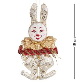 РусКукла RK-465/2 Кукла подвесная «Кролик с конфетой»