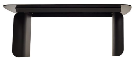 Стол NORD 240 MARBLES KL-99 Белый мрамор, итальянская керамика / черный каркас