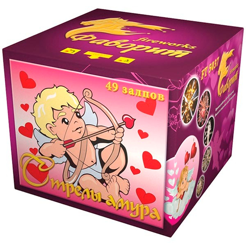 Батарея салютов "Стрелы амура" 49 залпов 1,2 дюйма