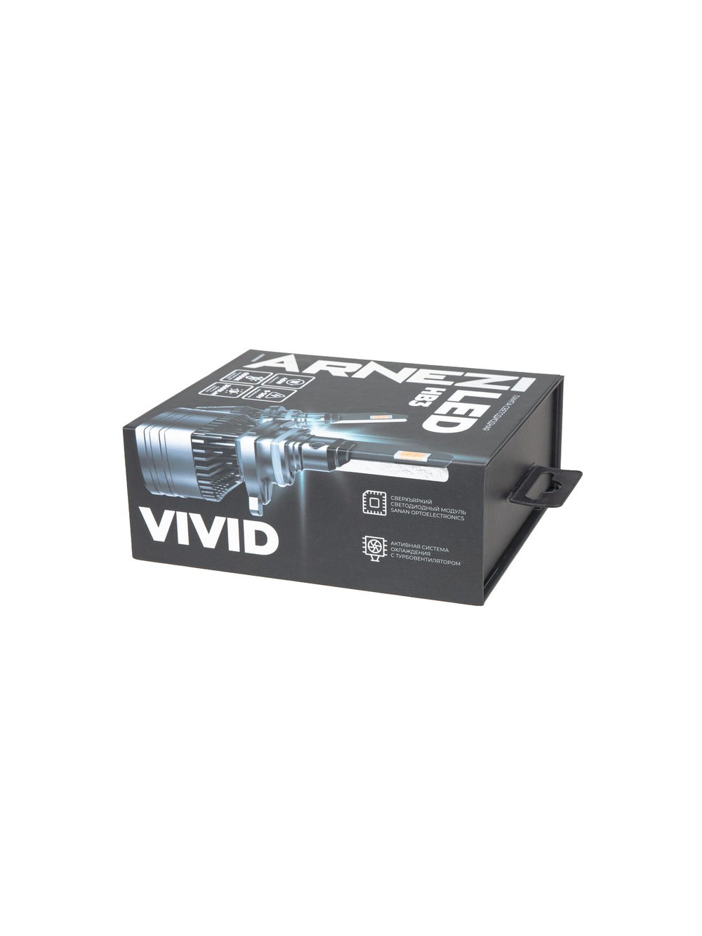 Лампа светодиодная 12/24V HB3 45W 3500lm 6000K ARNEZI Vivid LED 2 шт. DUOBOX IP68 A2000055
