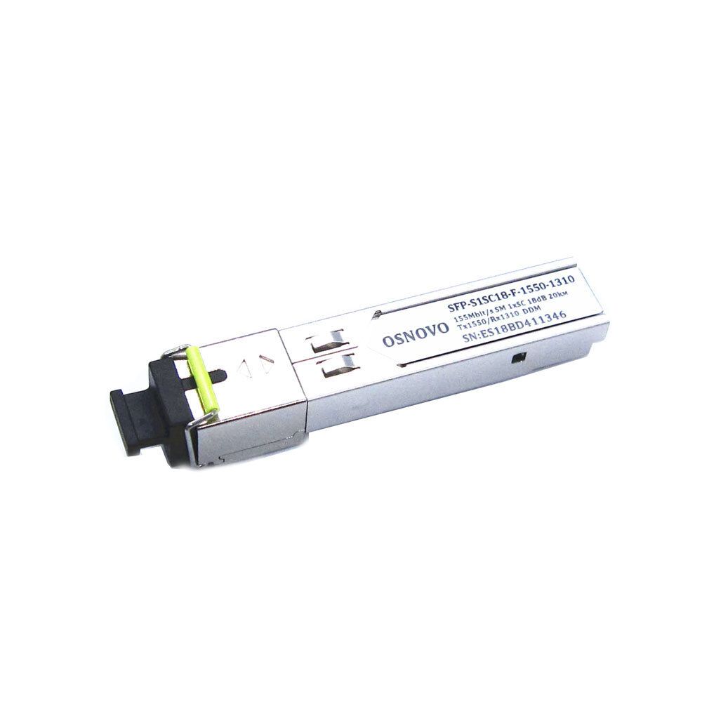 Оптический SFP модуль SFP-S1SC18-F-1550-1310 (разъем LC до 20км)
