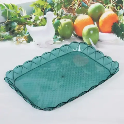 Поднос пластиковый «Морской прибой» 39*28*3см