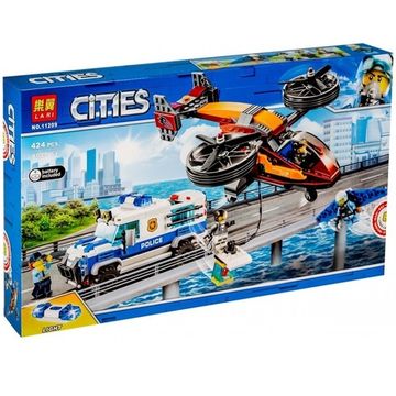 Конструктор Lari «Воздушная полиция: Кража бриллиантов» арт.  11209 (City 60209) ,  424 детали