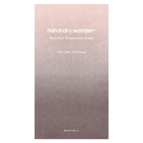 Haruharu, Wonder®, крем с гиалуроновой кислотой с черным рисом 10, 50 мл (1,6 жидк. унц.)