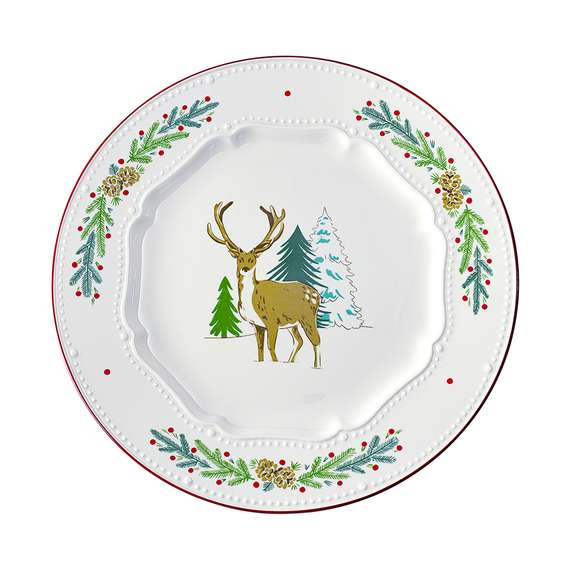 Набор из четырех тарелок nordic winter из коллекции new year essential, D23 см