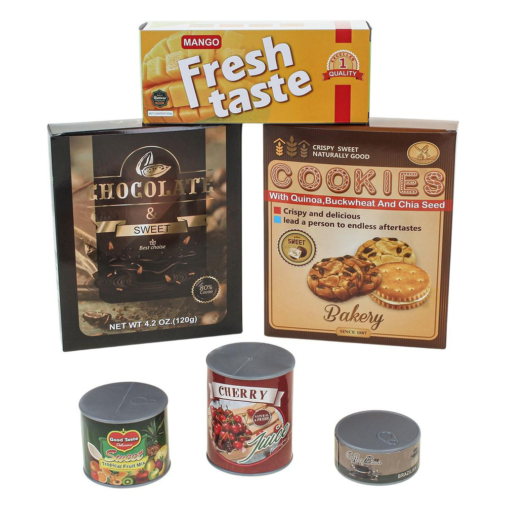 Тележка для супермаркета с продуктами, коробка YDF5516-1