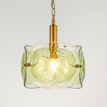 Дизайнерский подвесной светильник из цветного стекла TRINO