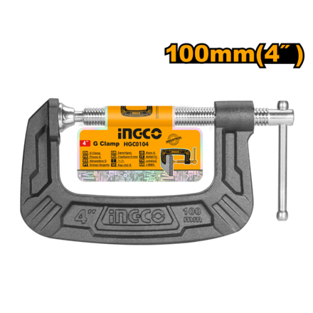 Струбцина столярная G-образная INGCO HGC0104 INDUSTRIAL 100 мм