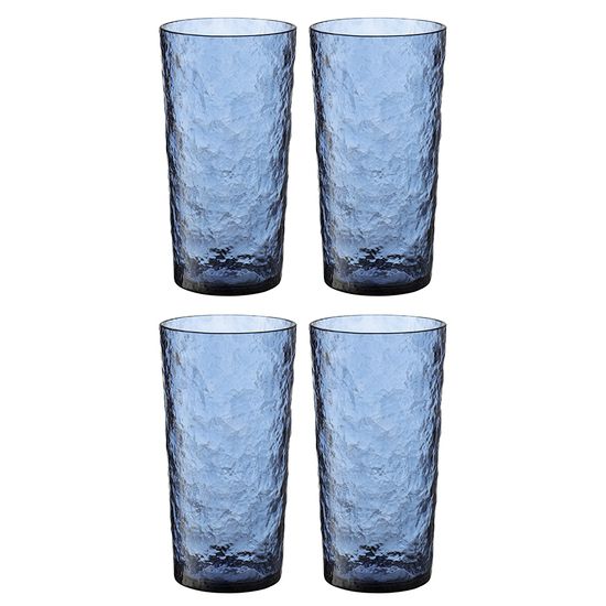 Набор стаканов из акрила arctic, 540 мл, синий, 4 шт.