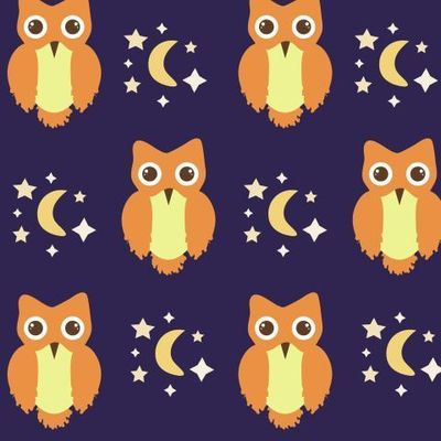 Принт в сову, Owl print