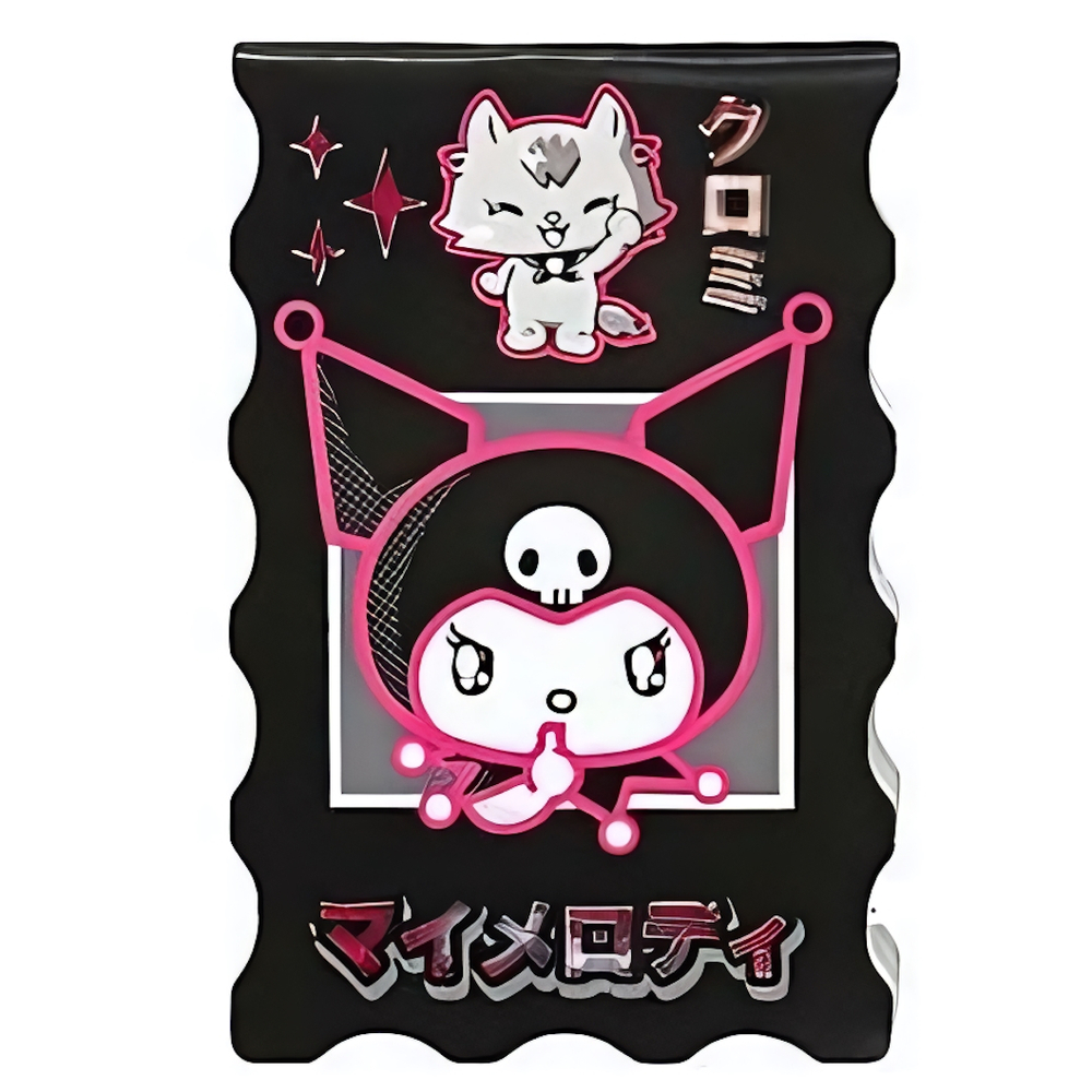 Блокнот фигурный А7 40л. "Куроми" на скрепке, без лин,тиснен.серебр. фольгой 77560 (Центрум)