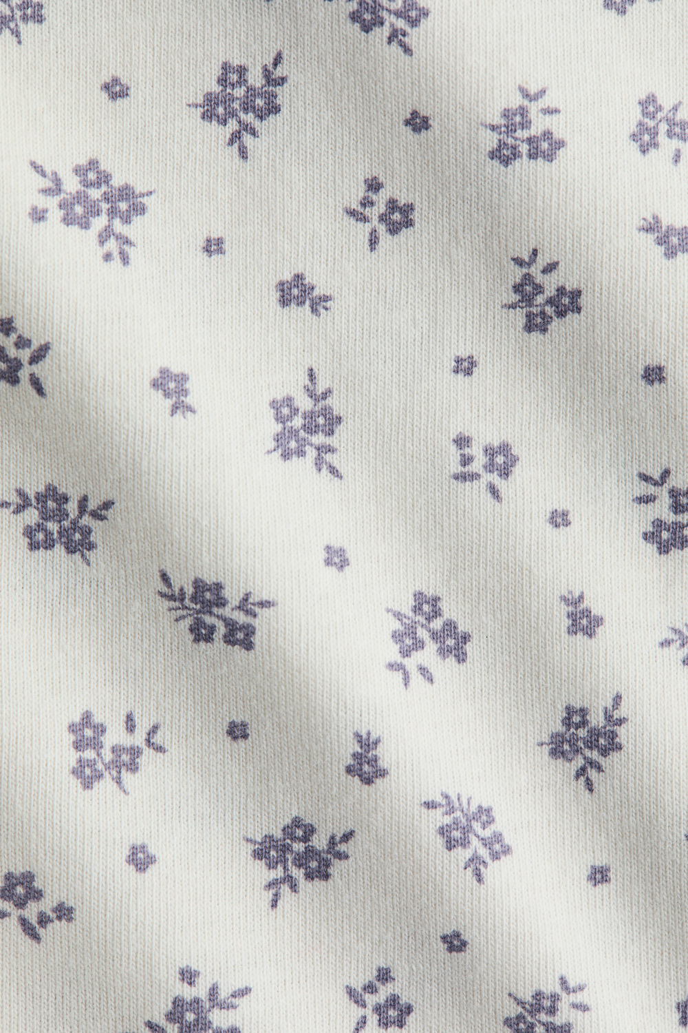 H&M Лонгслив с длинным рукавом, белый