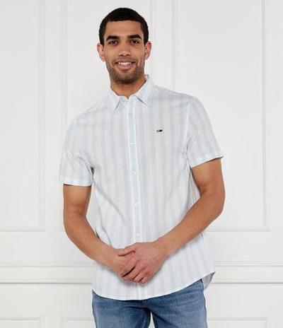 Рубашка Tommy Jeans - голубой(DM0DM20894)