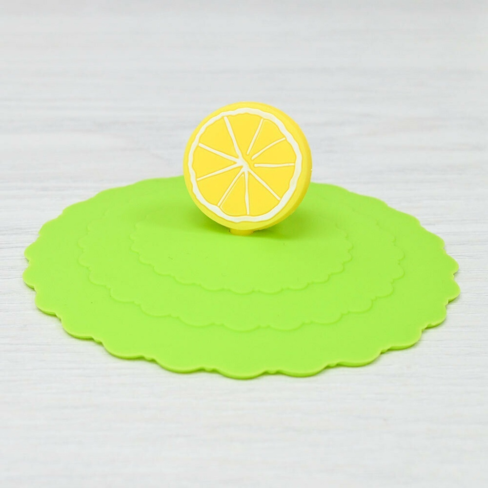 Крышка-присоска силиконовая для кружек, чашек и банок "Fresco", 11*11*3см