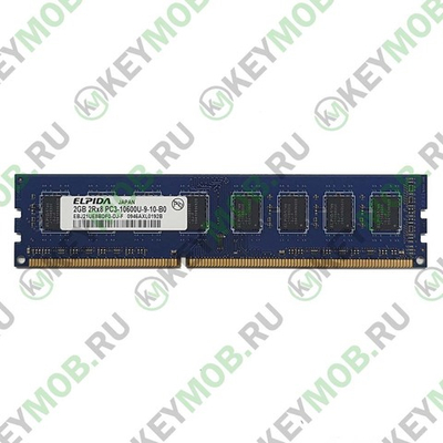 Оперативная память ELPIDA DDR3 2GB 2Rx8 PC3-10600U-9-10-b0