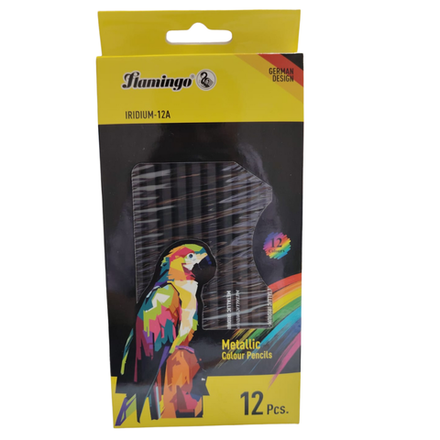 Цветные карандаши Flamingo 12 цветов