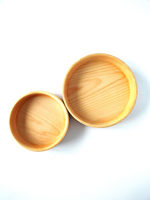 Деревянная тарелка Art of Siberia из массива сибирского кедра T222