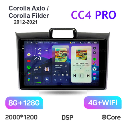 Teyes CC4 Pro 9" для Toyota Corolla Axio, Fielder 2012-2021