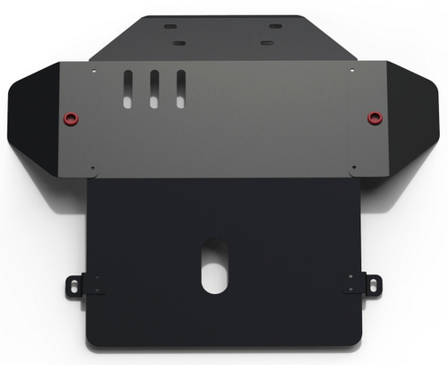 Защита картера и КПП АвтоБроня для Opel Astra F (V - все) 1991-2000/Opel Calibra (V - 2.0) 1990-1997/Opel Vectra A (V - все) 1988-1995, сталь 1.8 мм, с крепежом, 111.04213.1