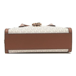 Michael Kors Gabby Small Logo Satchel Vanilla