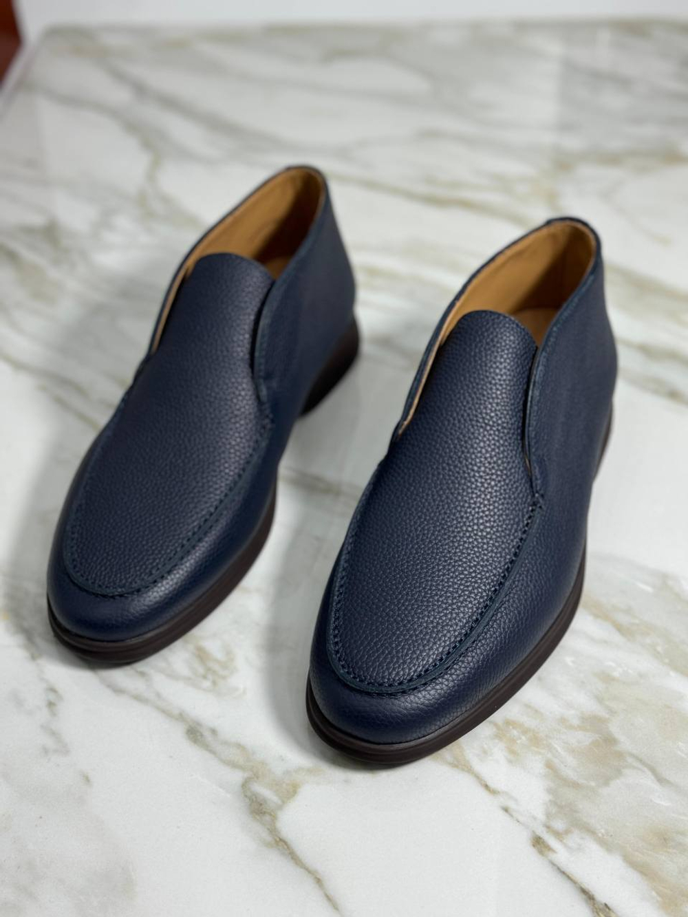 Высокие лоферы Loro Piana