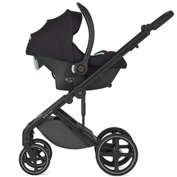 Автокресло Anex x Avionaut Cosmo с накидкой на ножки и адаптерами Mev & Eli black