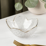 Салатник фигурный «Цветок», 150 мл, 12×5 см, стекло