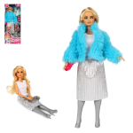 Кукла 29 см "София", руки и ноги сгиб., акс., в короб. (Карапуз)