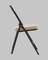 Стул складной Джонни велюр велютто бежевый каркас черный матовый