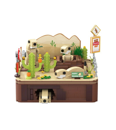 Конструктор CaDA MASTER диорама Жизнь сурков (1148 деталей)