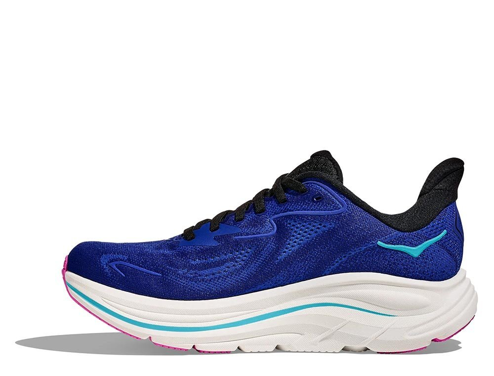 Кроссовки для бега женские Hoka Clifton 10 Сине-Черные