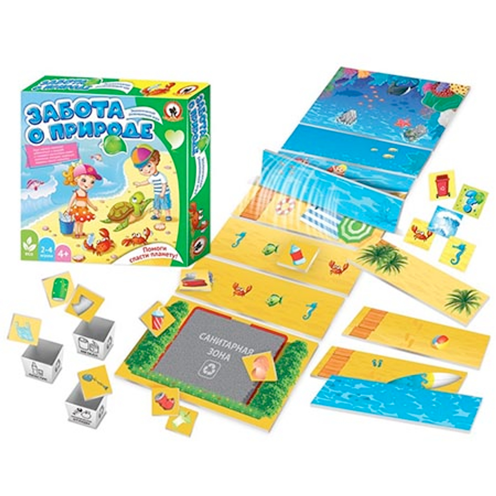 Игра настольная 4+ " Русский стиль " Забота о природе.