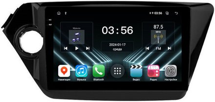 Магнитола для KIA Rio 3 2011-2017 - FarCar DX106M монитор 9.5" IPS на Android 13, 4+64Гб, CarPlay