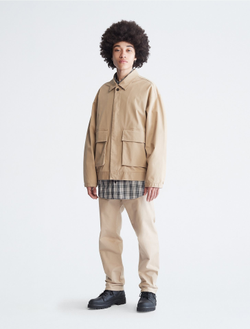 Куртка Calvin Klein Khakis Twill Double Pocket Travertine