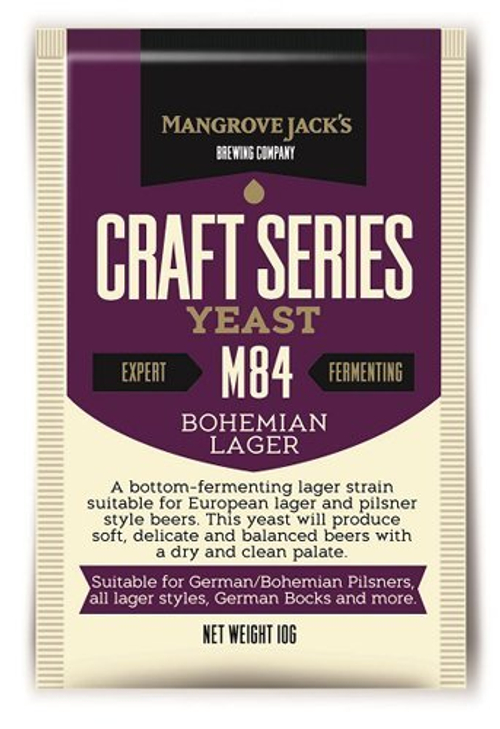 Дрожжи пивные Mangrove Jack Bohemia Lager M84, 10гр.