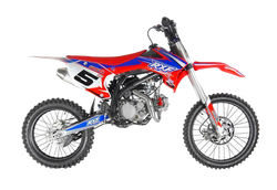 Питбайк Apollo RXF Freeride 125L 17x14 Красный