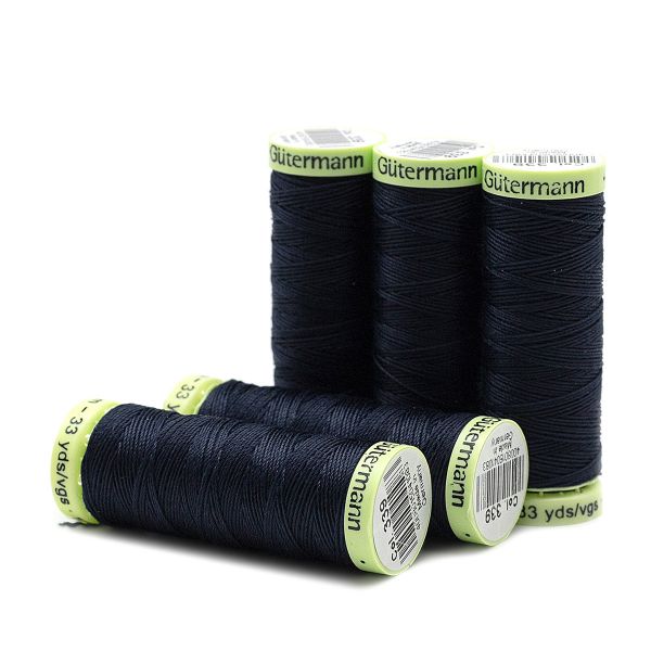 Нитки отделочные Gutermann Top Stitch 30 (30 метров), 5 кат. | 339 т.чернильно-синий
