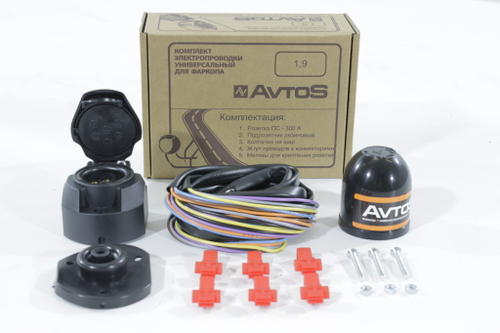 Электропроводка ТСУ универсальная 7-ми проводная (длина 1,5м) Автос.01-1,5