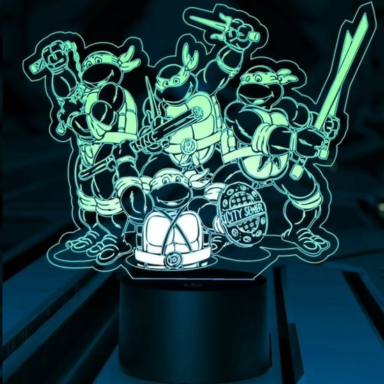 3D лампа Черепашки ниндзя