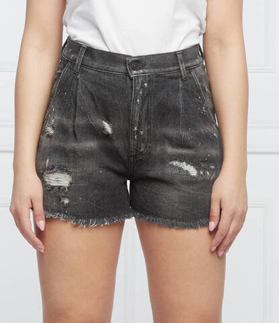 шорты callie DONDUP - made in Italy - черный(DP639 DFE250D CQ1)