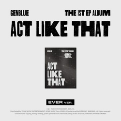 Альбом GENBLUE - ACT LIKE THAT 1st EP Album EVER MUSIC Version
