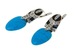 "Индейские" серьги из коллекции "Самоцветы" от Jenavi