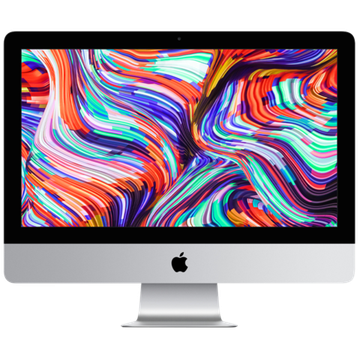 Apple iMac (2019) 21.5-inch, Intel Core i3, 3.6QC/8GB/1TB/Radeon Pro 555X, Silver (серебристый) (MRT32RU/A)