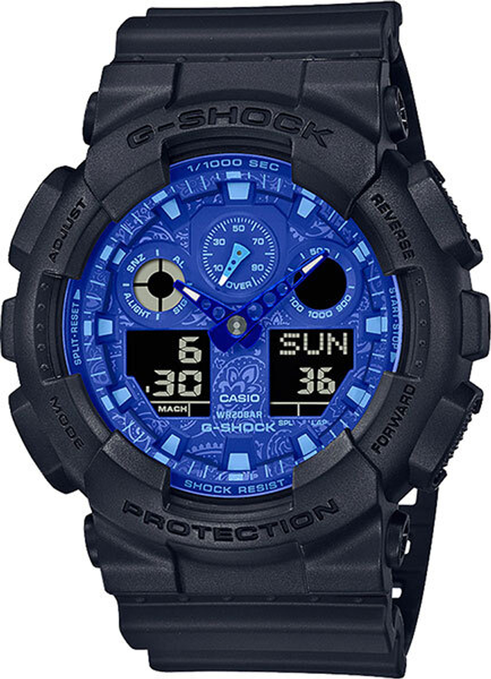 Мужские наручные часы Casio G-Shock GA-100BP-1A