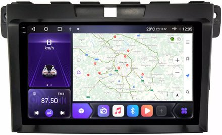 Магнитола для Mazda CX-7 2006-2012 - Carmedia OL-9509 QLed+2K, Android 12, TS10,  CarPlay, 4G SIM-слот