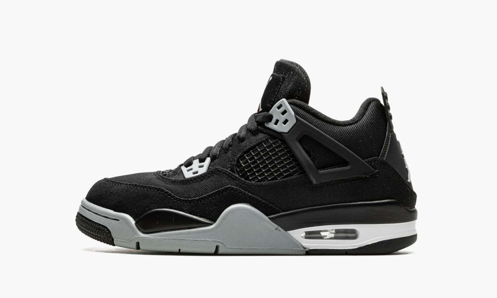 Air Jordan 4 Retro SE GS "Black Canvas"
